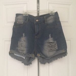 Zaful Jean Shorts